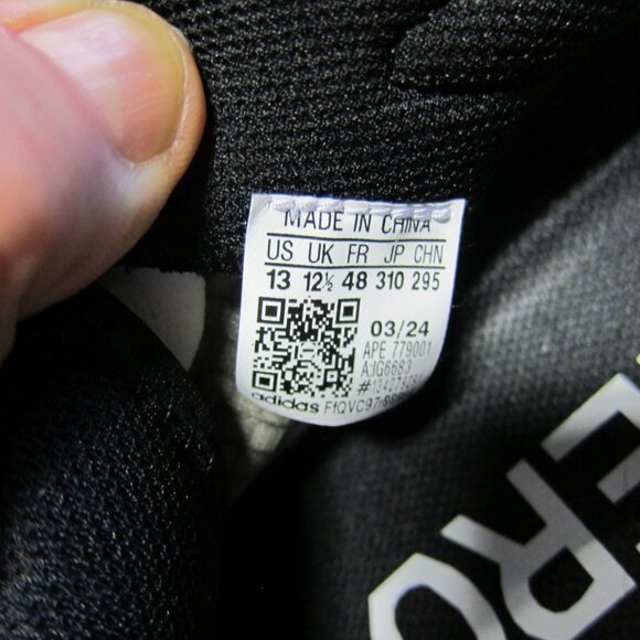 Adidas Adizero Select 2.0 Men's 13 White/Black Athleic Shoes-NWT - Picture 10 of 10